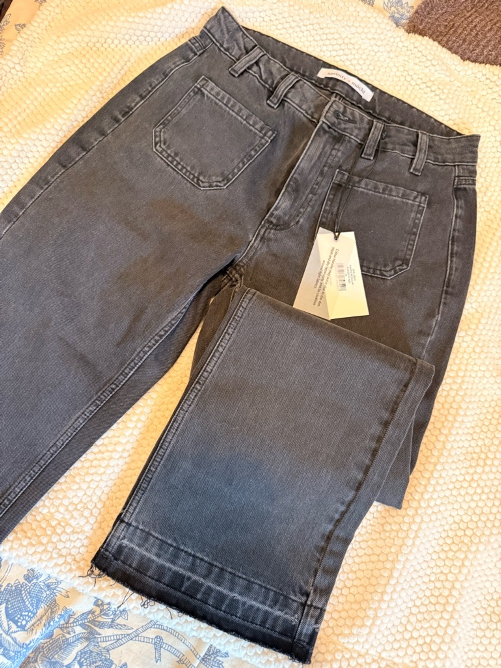 Seventy + Mochi - Gigi Kick Flare Jeans in Raven
